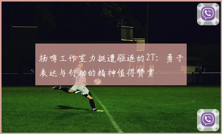 杨鸣工作室力挺遭驱逐的2T：勇于表达与行动的精神值得赞赏